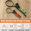 Rubber Strap Wrench Set Multifunctional Strap Wrench Set Adjustable Wrenches with Nonslip Handle for Plumbing Repair Shower Head