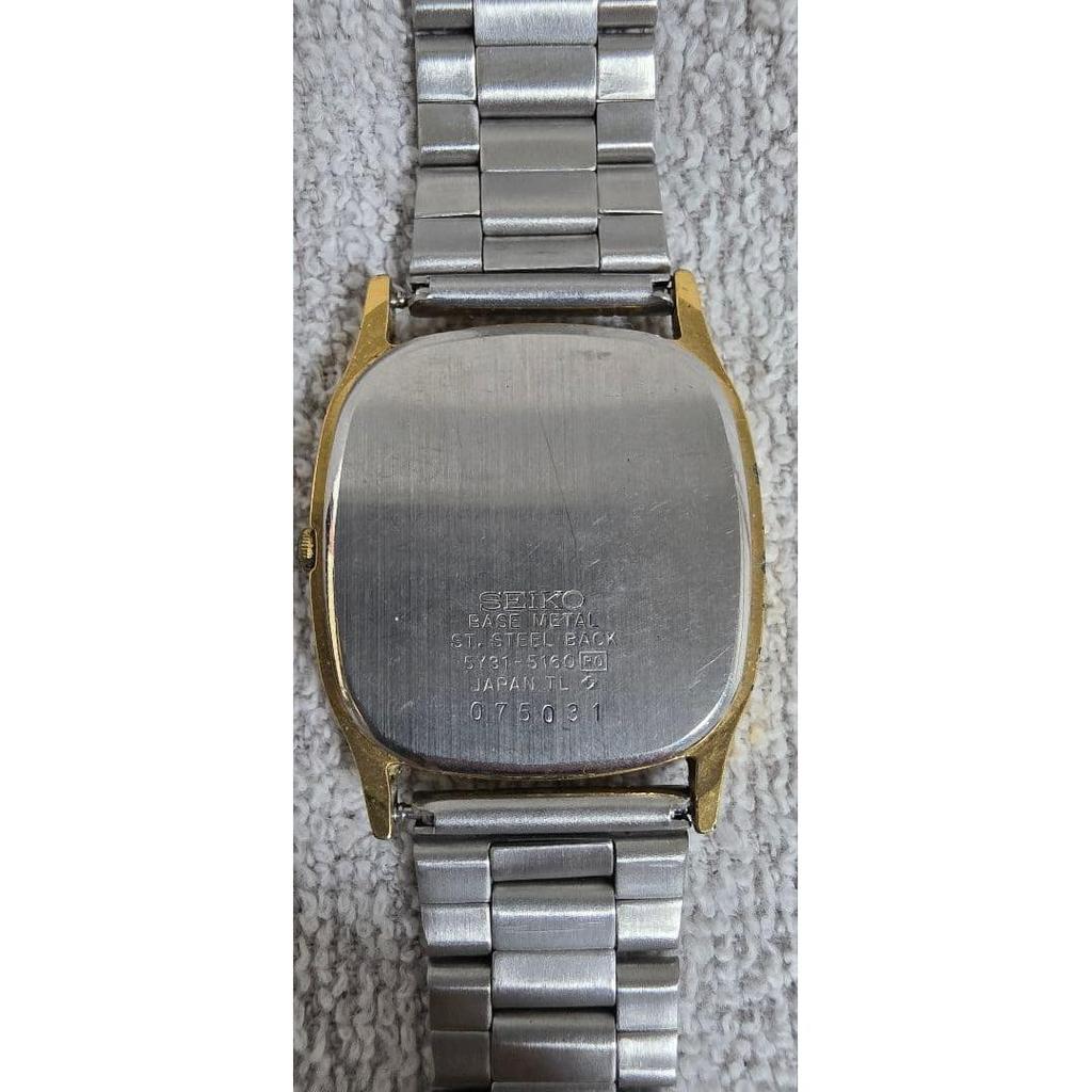 Used SEIKO 5Y31-5160 Quartz Watch Vintage