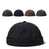 Quick Dry Brimless Hat Lightweight Daily Beanie Mesh Beanie Docker Cap Sailor Rolled Cuff Harbour Hat Casual Skullcap