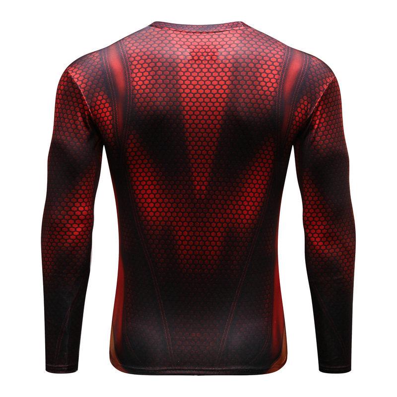 Mens Training Compression Shirt Long Sleeve Running Sportswear Outdoor Sports Menswear