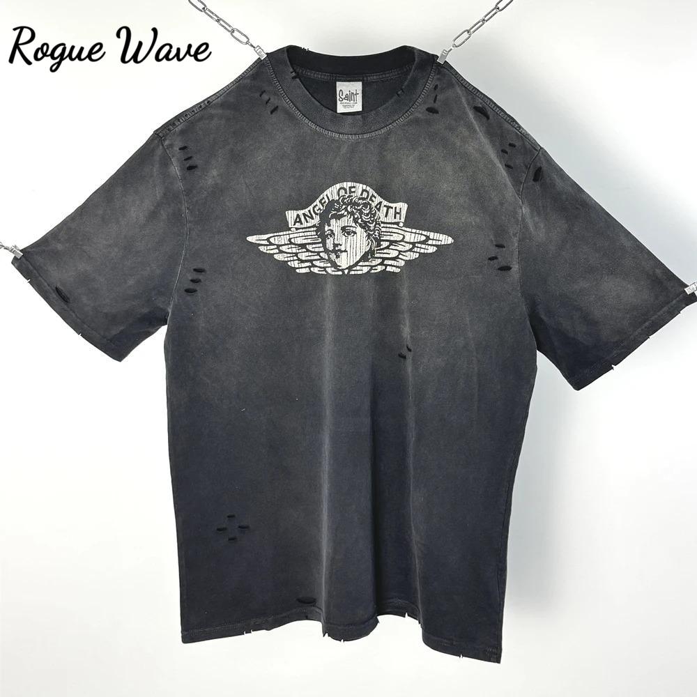 

RogueWave Fashion Graphics Print Streetwear Oversize HighStreet Vintage Tee Tops Y2k Retro T Shirt XL