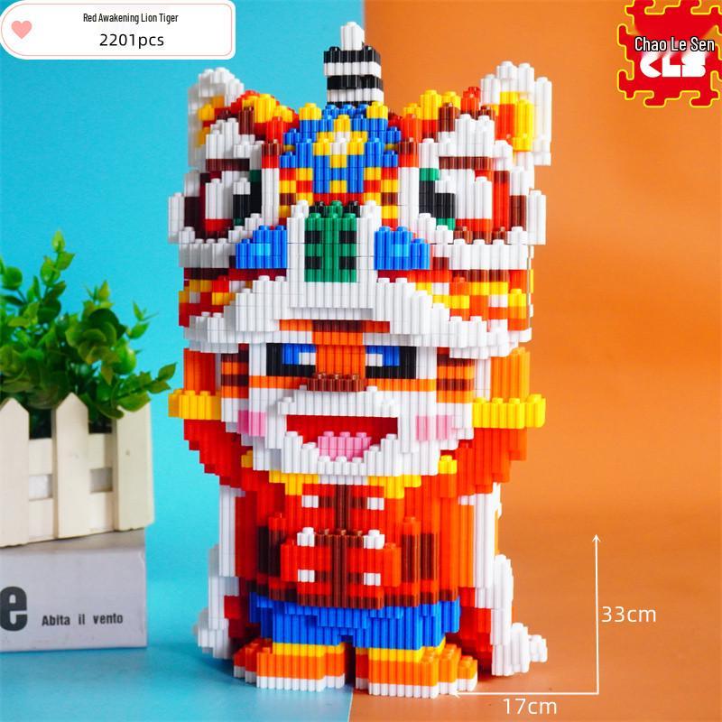 

Chaole Sen 2024 Танец льва Тигр Конструктор Пазл - Серия для мальчиков и девочек, Высокая сложность