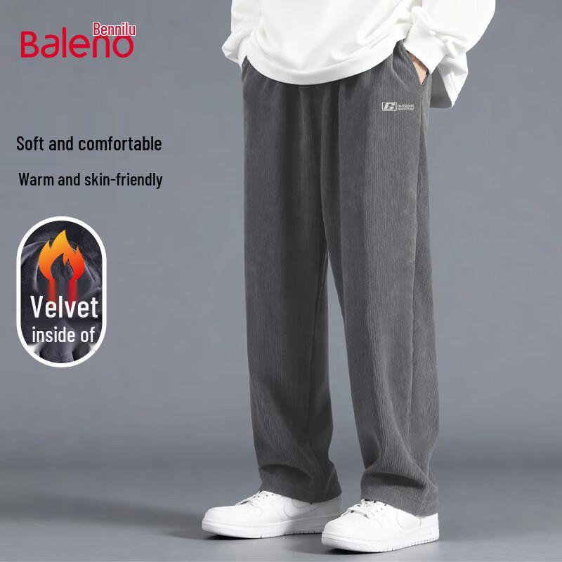 

Baleno Men s Winter Chenille Fleece-Lined Straight-Leg Pants 3XL