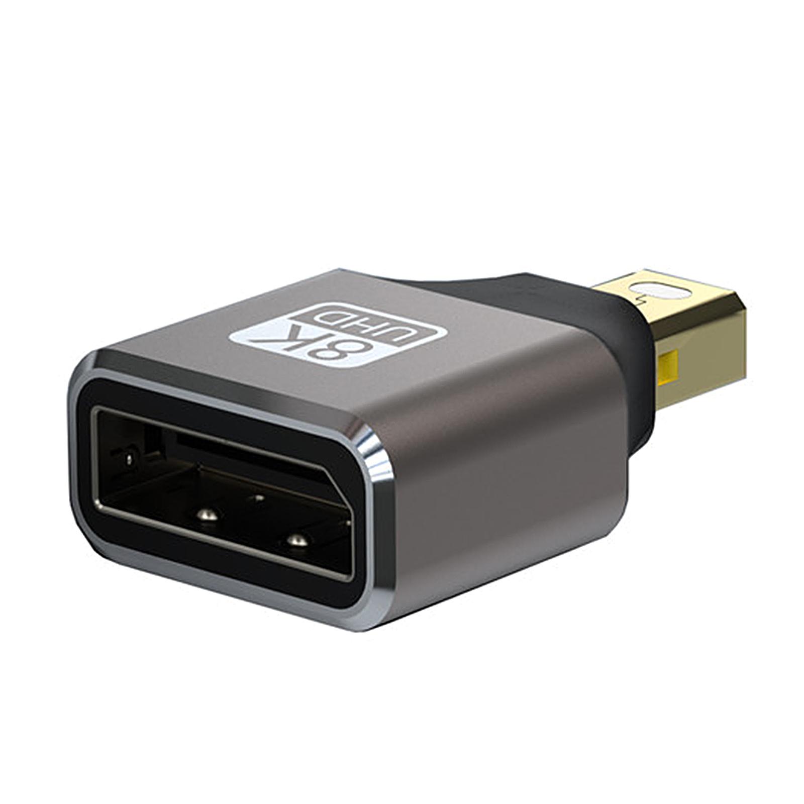 

Розширення Mini DisplayPort Female/Male на DisplayPort Male/Female 8K Extension Converter 8K@60Hz 4K@144Hz DisplayPort 1.4 Transmission A