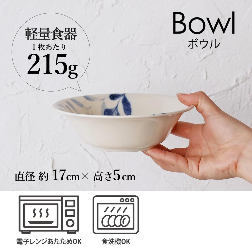 Dolce Duo Set of 4 Curry Pasta and and Side Lightweight Made In Japan CG-1575 Plates, Plates, Bowls, Large, Medium, Plates, Tableware,