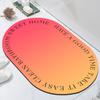 Modern Simple Household Diatom Mud Mat Bathroom Non-slip Mat Toilet Toilet Easy To Dry Absorbent Foot Mat