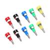 10pcs 2mm Banana Jack Socket Female Adapter Panel Mini Binding Post for Electronic Instrument