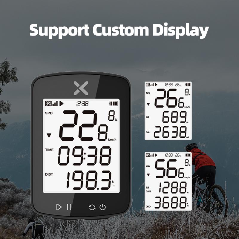 XOSS G2 GPS Bike Computer Smart Wireless IPX7 Waterproof Type-C Cycle Speedometer Odometer Cycling Computer Bicycle Stopwatch