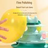 JiHang Cat Toy Multi-Layer Rotating Ball Tower with Feather Teaser
