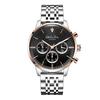 [Valentino Rudy] Valentino Rudy Men's Diamond Metal Watch VR6562B-BKWT
