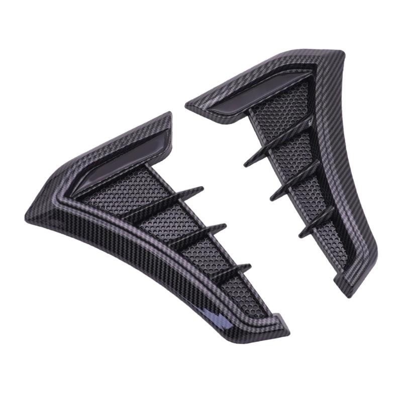 Car Side Air Flows Vents Wing Spoilers Stick Cover Trim Decorations