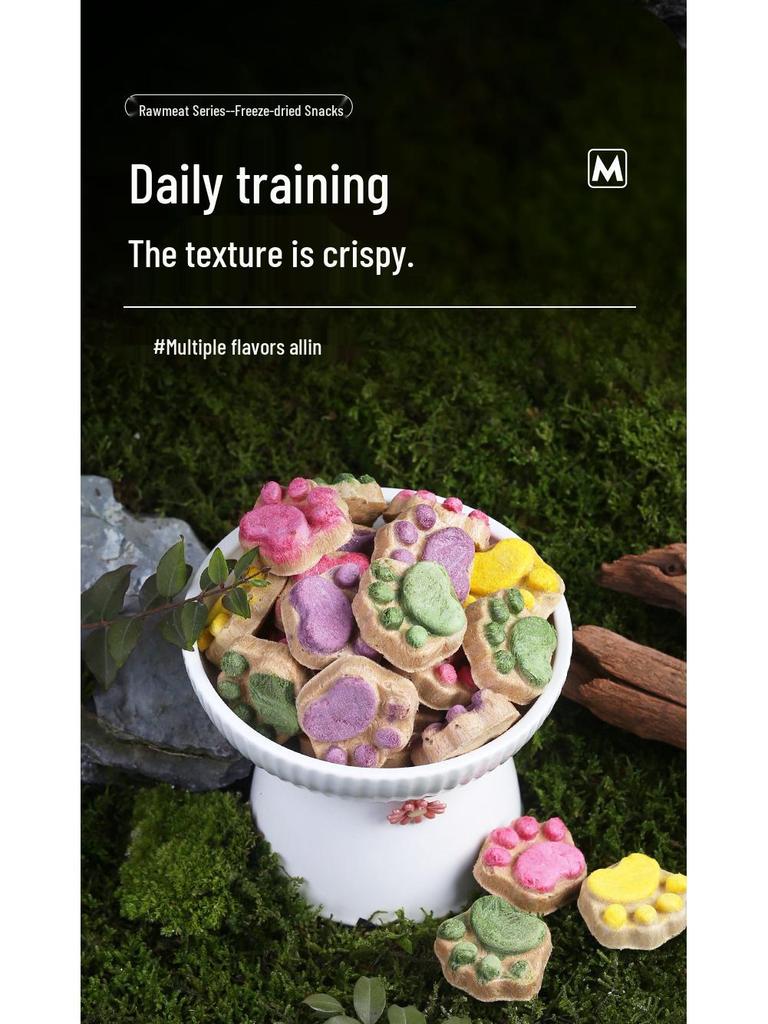 MOT Freeze-Dried Cat Snacks: Paw Biscuits & Bone Meat Patties