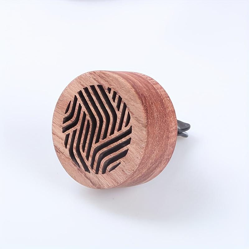 1PC Car mounted fragrance wood diffuser Indoor car fresh air Car mounted fragrance outlet perfume pendant