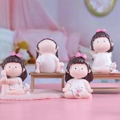 Praktische Yoga-Mädchen-Statue, exquisites, langlebiges Sammlerstück