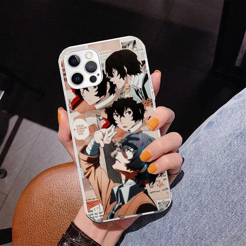 Bungo Stray Dogs Poster Anime Phone Case For iPhone 17 Air 16 Pro Max 16E 15 + 14 Plus 11 12 13 Mini 7 8 SE Gift Print Cover Fun