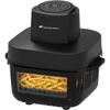 Glass Oil-free Air Fryer - CONTINENTAL EDISON - CEFR642G - 1600 W - 6 L - Black