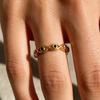 Minimalist Gold Color Rings For Women Heart Romantic Anillos Stainless Steel Corss Hollow Ring Lucky Jewelry 2026 New Gift