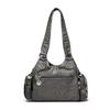 Women Y2K Leopard Print Faux Leather Shoulder Bag, Gothic Chain Butterfly Crossbody Handbag, Large Capacity Multi Pocket Punk Style Daily Travel Tote
