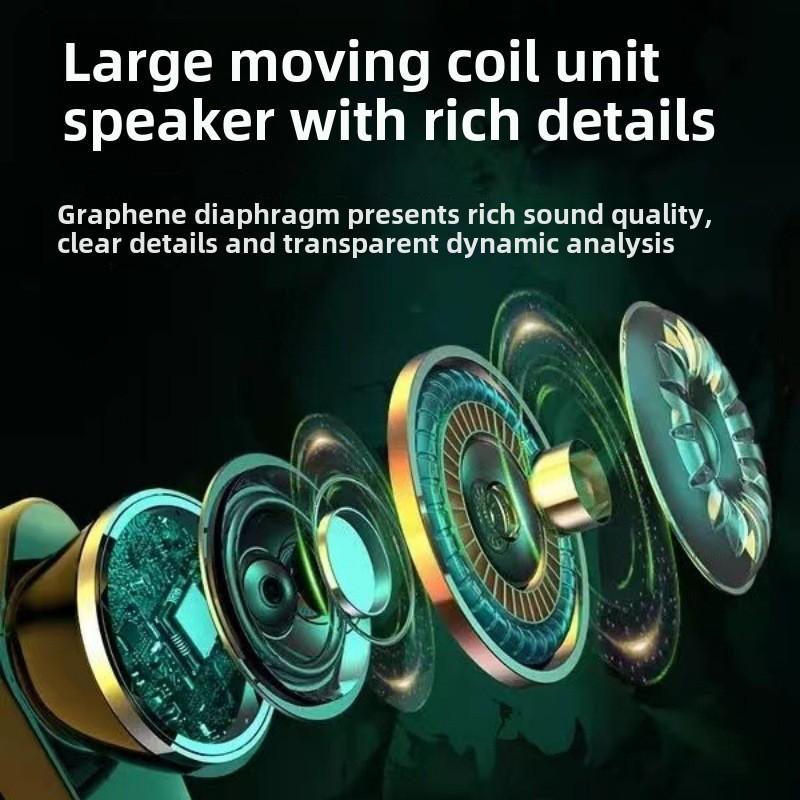 Bluetooth Headset Gaming Esports Digital Display Low Latency Low Power Headset