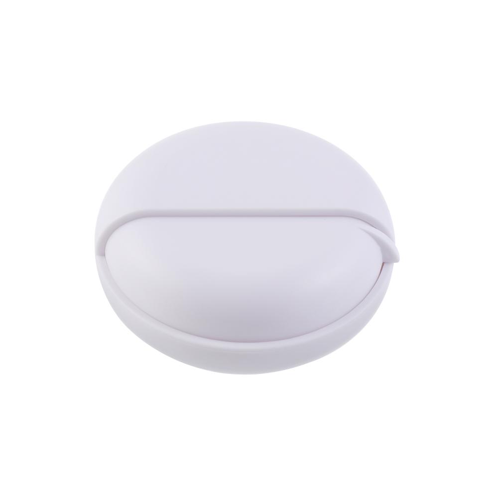 

Round Shaped ABS Earphone Case Rotating Storage Jewelry Protective Wire Cable Organizer Boxes Carry Pouch Headphone Accessories белый