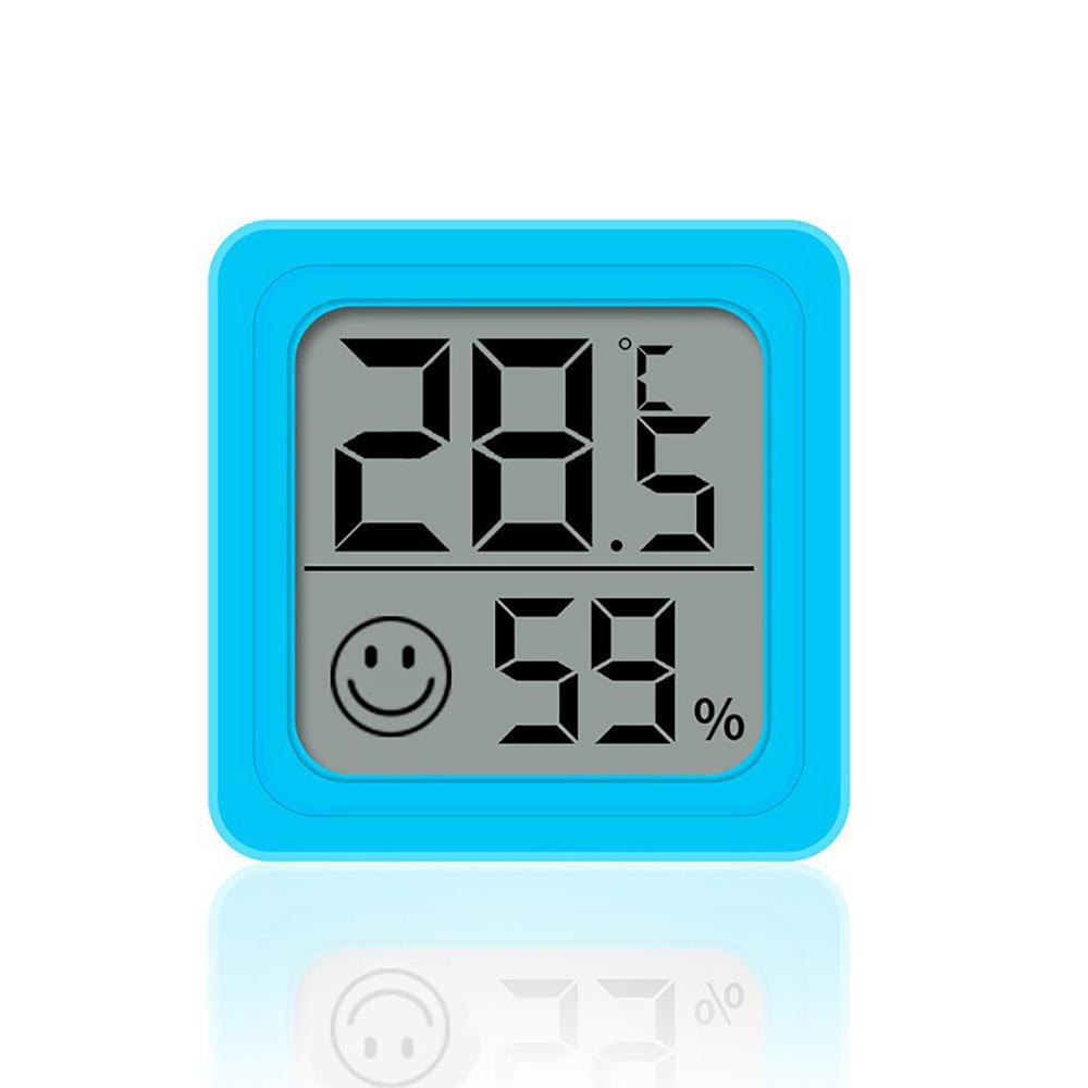 Mini Thermometer Hygrometer Indoor Household with LCD Electronic Digital Refrigeration Temperature Smart Home Humidity Sensor синий