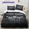 Name Custom Thunderdome Pattern Bedding Set Quilt Cover Pillowcase Home Decor Gift (1 * duvet cover + 2 * pillowcase, without core)