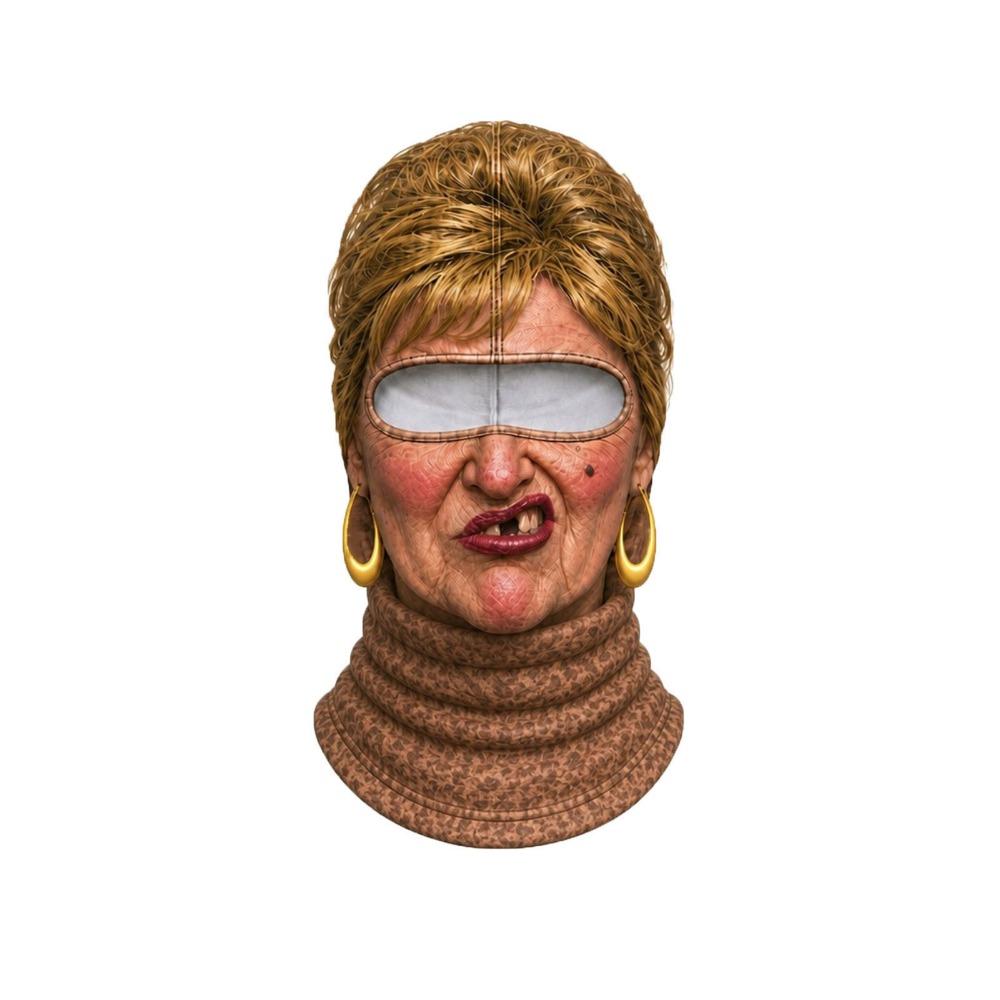 Unisex Size Funny Prank Mask 3D Print Motorcycle Ski Face Mask Motorcycle Riding Mask Motorcycle