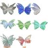 Silk Iridescent Butterfly Wedding Art Installation & Photo Prop