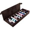 8 Slot Glasses Storage Box Rectangle Sunglasses Storage Container Holder for Home Bedroom Dormitory Tabletop Storage
