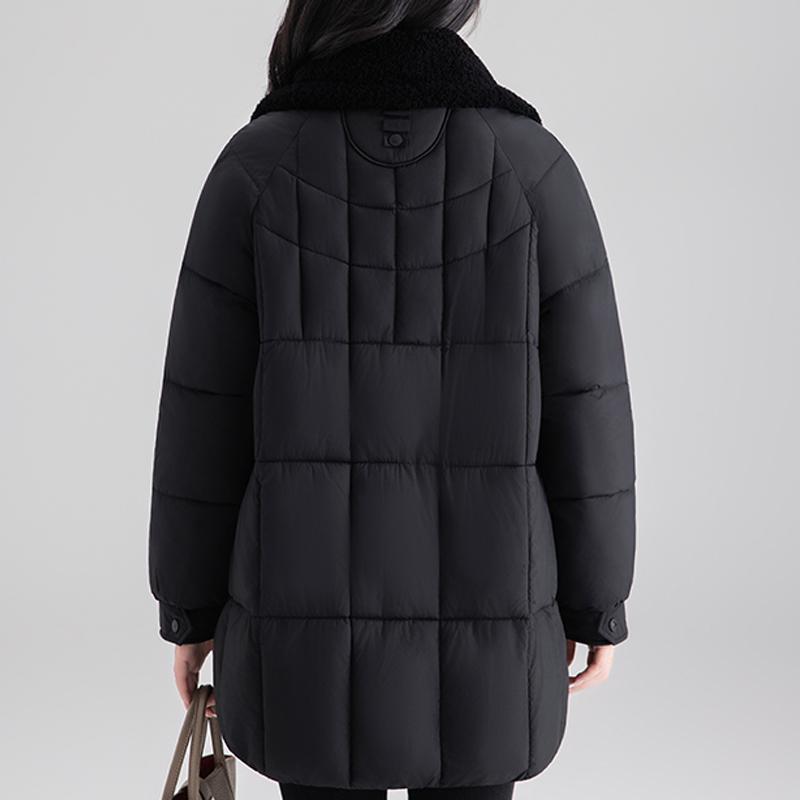 Fashion Woman Long Parkas Winter Coat Plus Size Loose Thick Warm Outerwears Elegant Women's Jackets