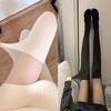 Women's Stockings Pantyhose Patchwork Sheer Thigh High Stockings Tights Women Female Hosidery Over Knee Stripe Pantyhose