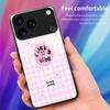 For iPhone 17 Pro Case PC TPU Tempered Glass Pattern Printing Phone Back Cover