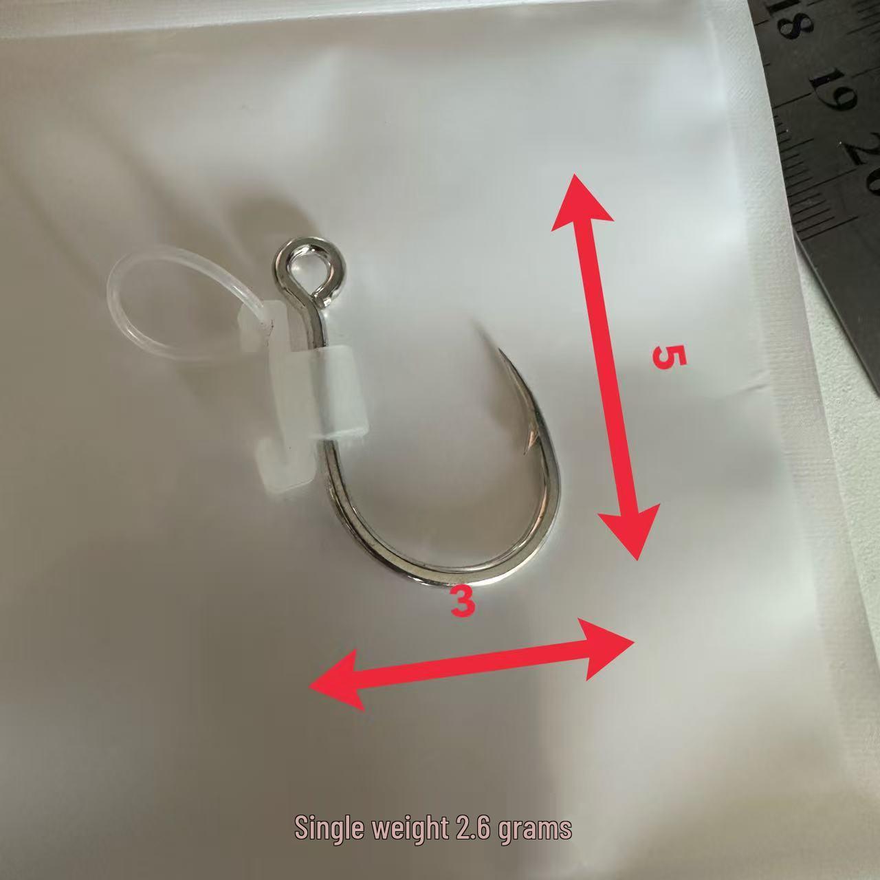 Glow-in-the-Dark Shrimp Fishing Hooks