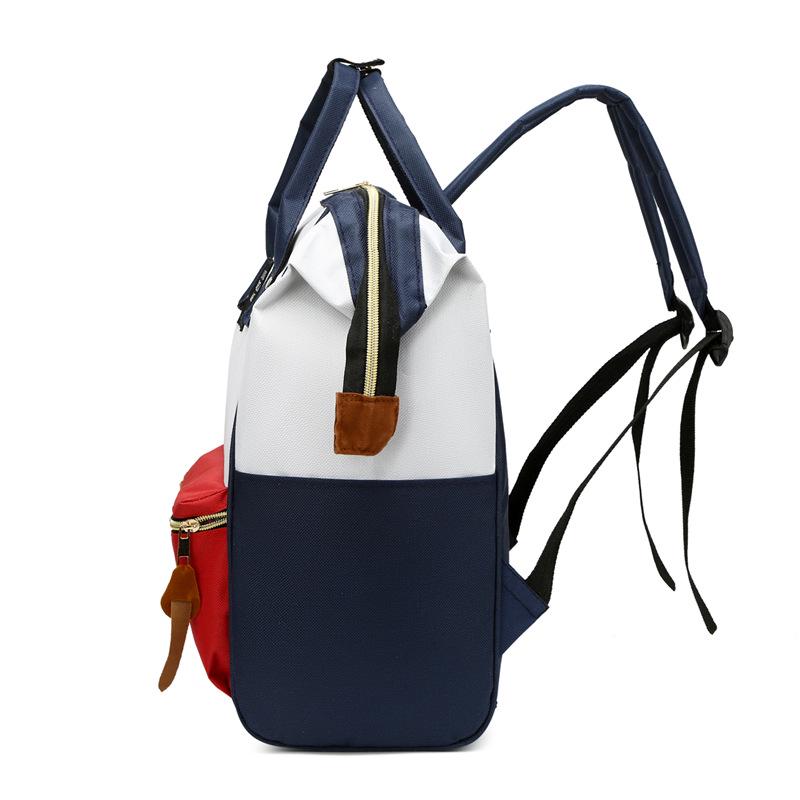 Batoh z plátna s velkým ocelovým klipem v japonském stylu pro ženy a studenty