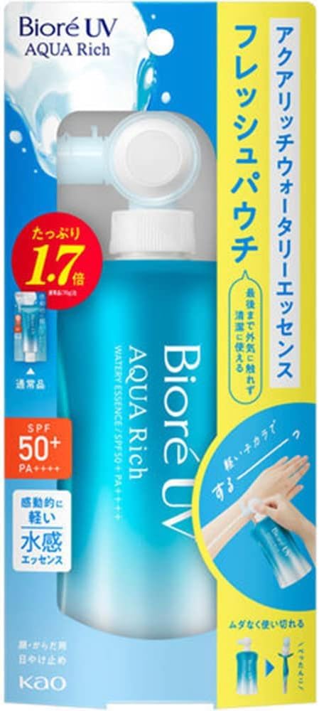 Kao Biore UV Aqua Rich Watery Essence Fresh Pouch 120 г