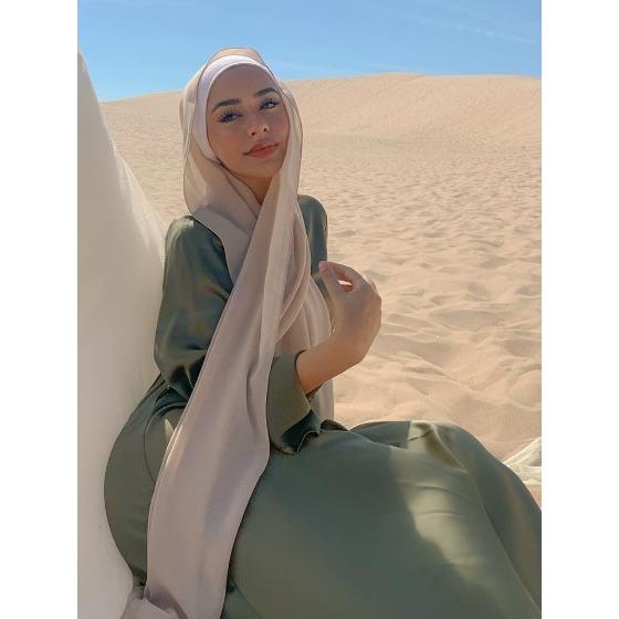 Women Muslim Chiffon Hijab Shawls Scarf Modal Cotton Jersey Hijabs Plain Soft For Woman Muslim Voile Head Wraps 70*180cm Islamic