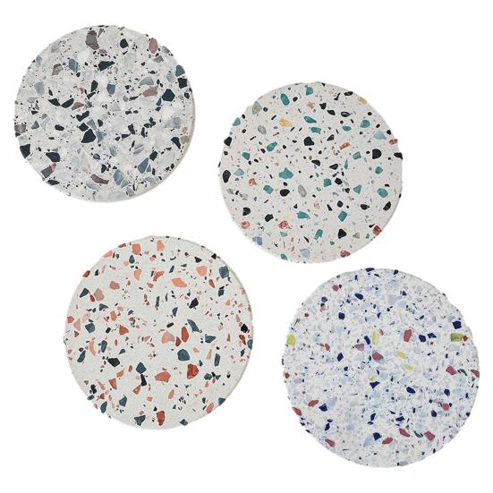 Cup Coaster Absorption Scratch-Resistance Water Wood Beautiful Nordic Style Tea Coaster for Bar