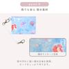 COLORFUL CANDY STYLE Disney Children's Pass Case with Train Coil Chain Hook, Bifold, Girls' Ariel THE LITTLE MERMAID, Princess Ariel, N5920000