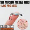 1.5g 3g 5g Micro VIB Lure Mini Metal Spoon Ultra Light 3D Eyes Flash Finish for Trout Panfish Stream Fishing
