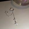 Shiny  Star Tassel Ear Clip Earrings For Women  Non-Piercing Cuff Ear Clip Earrings Cartilage Jewelry