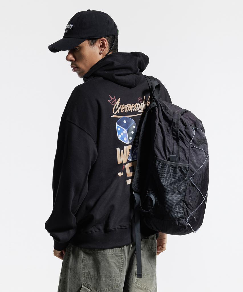 Cream Soda Lab Nylon Daily Training Runner Backpack Black