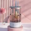 Makeup Brush Cleaner Machine USB Powered Electric Make-Up Brush Cleaner Dryer Dust-Proof for All Size Beauty Makeup Brushes Set