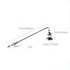 Candle Damper Candle Stainless Tool Long Handle Bell Extinguisher Accessory Wicks Out Steel Extinguish Putting Accessories