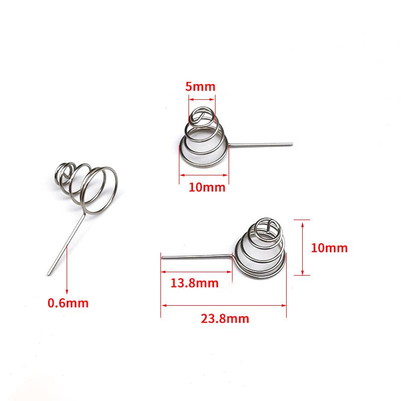 

5 шт. Батарейка ААА Никелевая проволочная пружина Батарейка АА Отрицательные и положительные катушки Пружинная контактная пластина Аксессуары для DIY