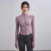 Sunscreen Clothes Yoga Jacket Sports Top Premium Skinny Sportswear Jacket Running Fitness Clothing Cardigan Spring