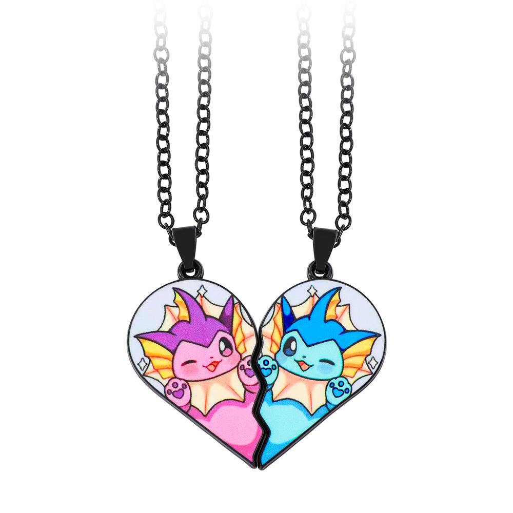 Eevee Leafeon Vaporeon Flareon Espeon Sylveon Jolteon Glaceon Love Splicing Pendant Necklace Toys Gifts