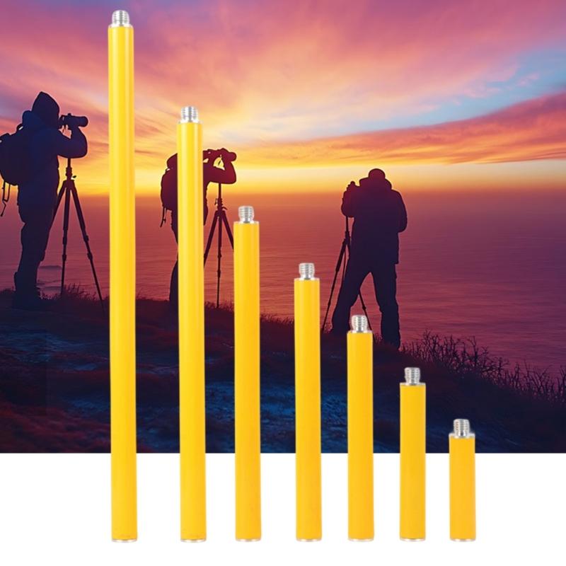 Aluminiumlegierung Verlängerungsstange 25 mm Durchmesser 5/8"-11 Gewinde Für GNSS-Antennen RTK-Vermessungsstative Stabilisatoren