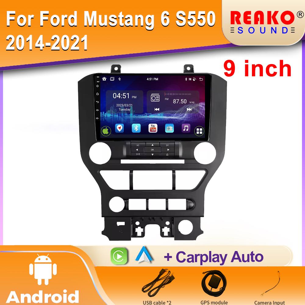 

Android Car Radio For Ford Mustang 6 S550 2014-2021 Видео Мультимедиа Bluetooth Плеер Навигация GPS 4G Carplay стерео 4 core 1GB+32GB carplay