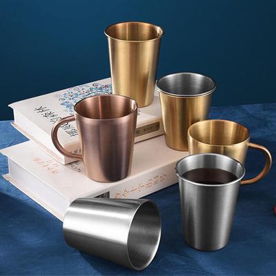 300 ml Doppelschichtbecher mit Griff, verbrühungssicher, große Kapazität, Kaffeetasse fürs Büro