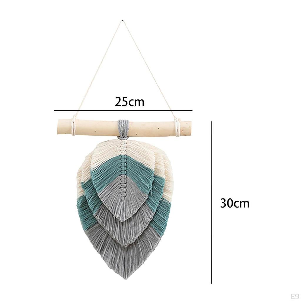 Bohemian Macrame Wall Hanging Tapestry Handmade Art Pendant for ,Living Room ,Party ,Dorm